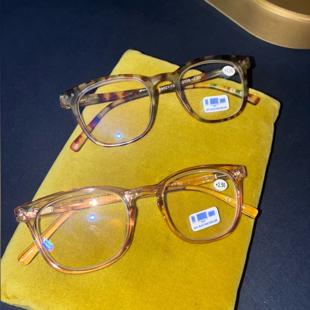 + 2.50 over the counter readers with blue light filter lenses